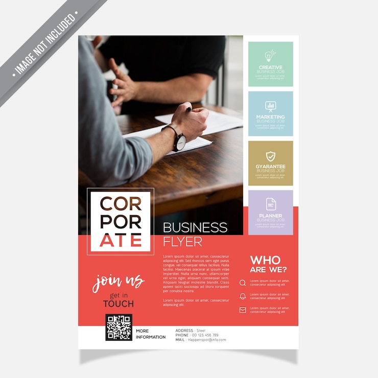 Vecteur modèle de couverture du rapport annuel de l'entreprise