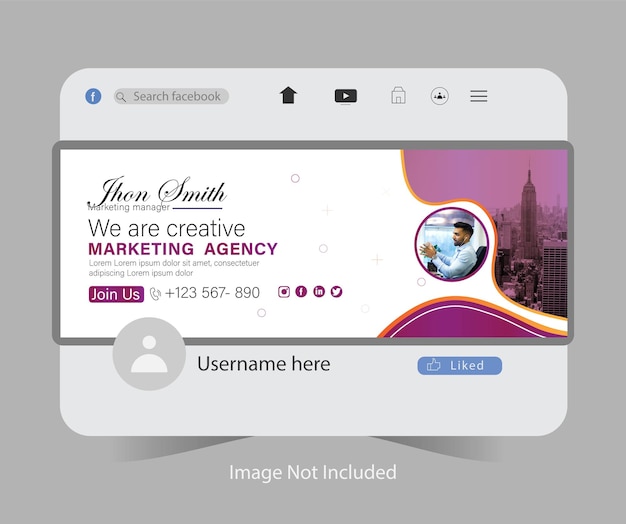 modèle de couverture Facebook pour les entreprises