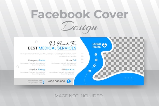 Modèle De Couverture Facebook De Services Médicaux Professionnels