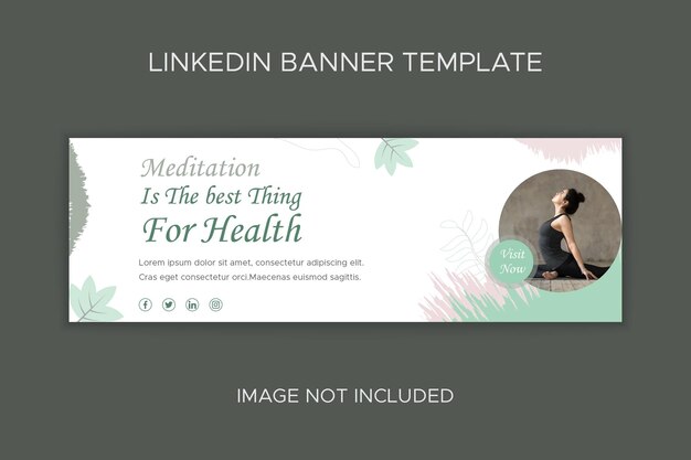 Modèle De Couverture Linkedin De Yoga