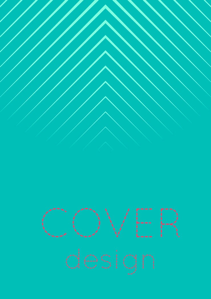 Modèle de couverture minimaliste avec dégradés