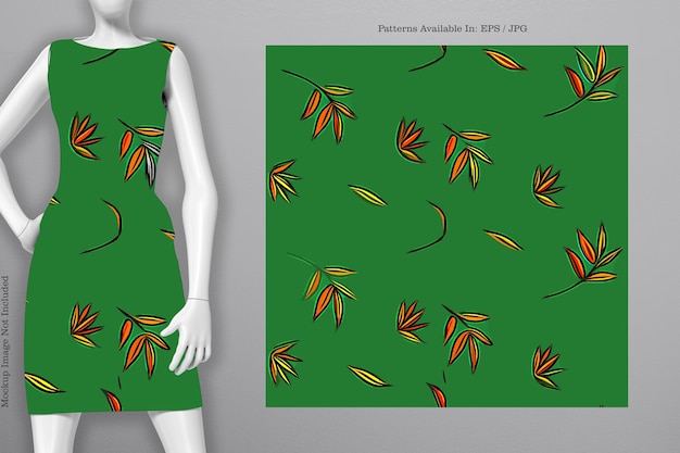Modèle De Couverture De Vecteur Imprimable Robe T-shirt Téléphone Cahier Papier Textile Et Texture De Papier Peint