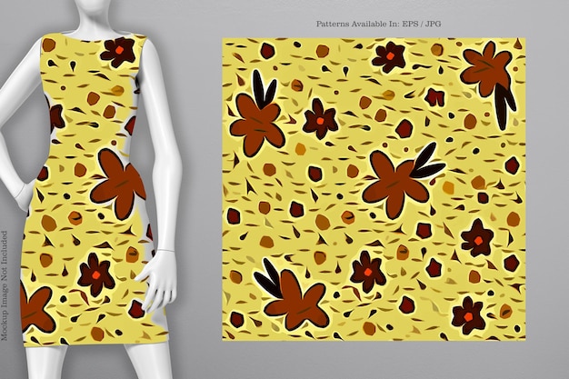 Vecteur modèle de couverture de vecteur imprimable robe t-shirt téléphone cahier papier textile et texture de papier peint