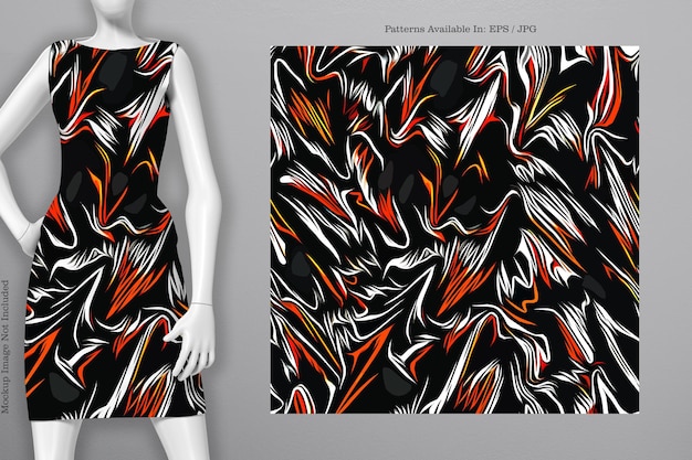Modèle De Couverture De Vecteur Imprimable Robe T-shirt Téléphone Cahier Papier Textile Et Texture De Papier Peint