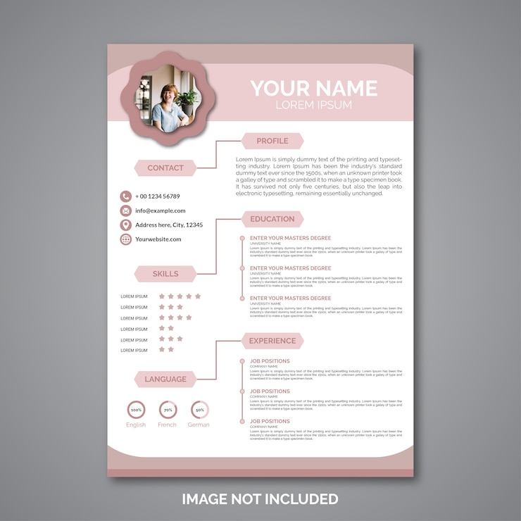 Modèle de curriculum vitae professionnel