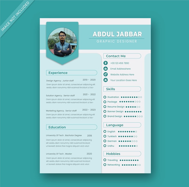 modèle de CV à la mode profil de CV emploi de CV