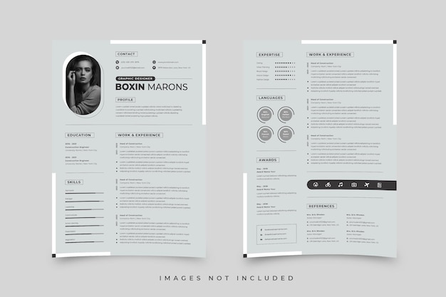 Modèle de CV professionnel