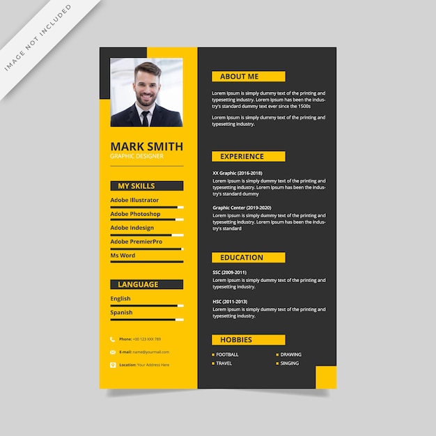 Modèle de CV simple