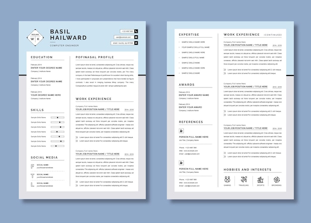 Modèle de CV