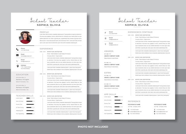 Modèle de CV