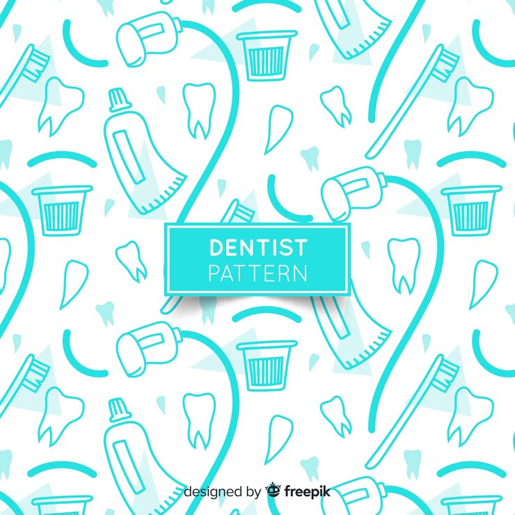 Vecteur modèle de dentiste