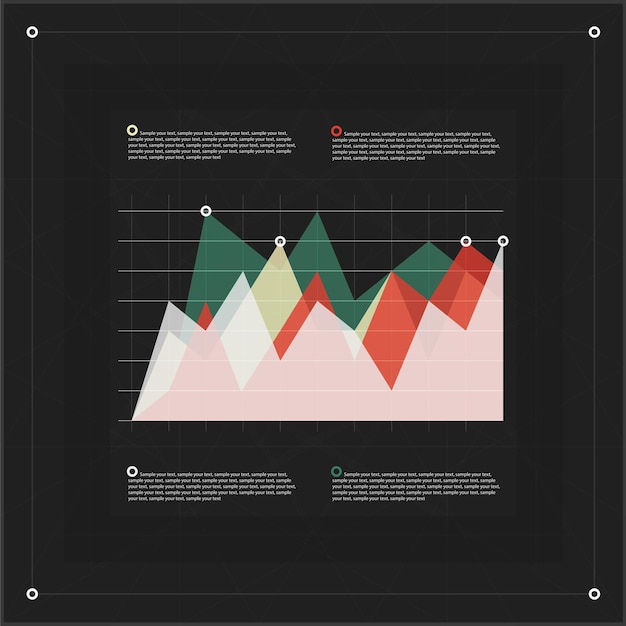 Modèle De Diagramme D'infographie Moderne