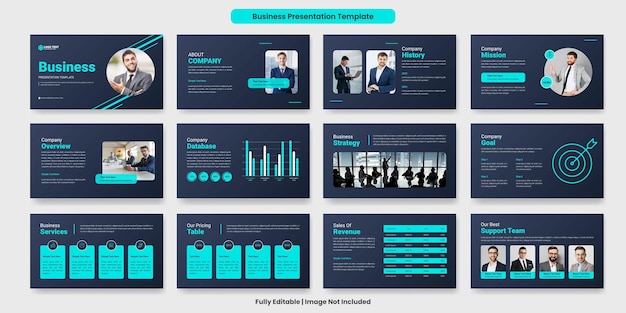 Modèle De Diapositives De Présentation D'entreprise