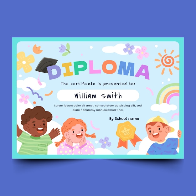 Modèle de diplôme de fin d'études