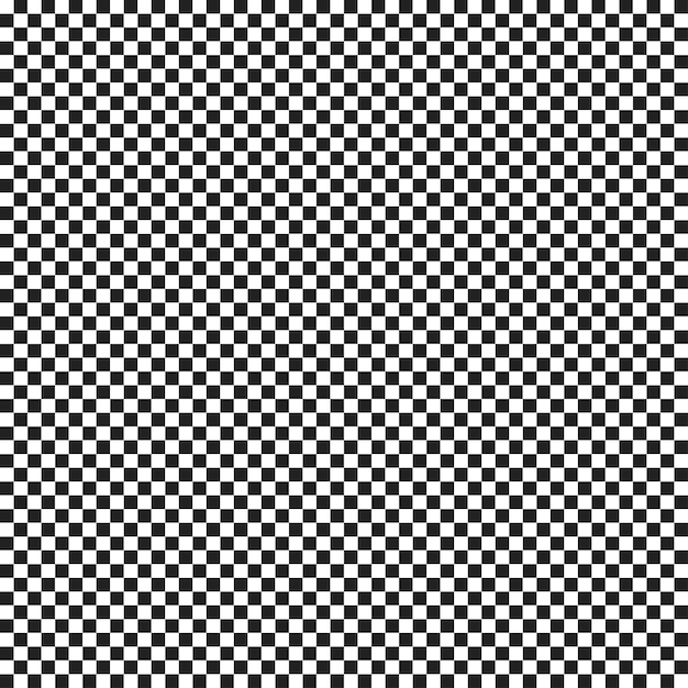 Modèle d'échecs Fond de texture carré noir et blanc dans un style plat vectoriel
