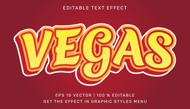Modèle D'effet De Texte Modifiable Vegas