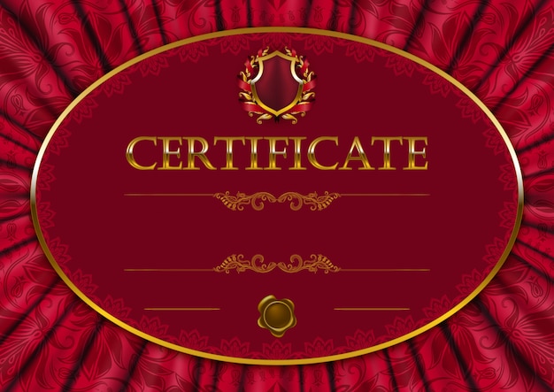 Modèle élégant De Certificat