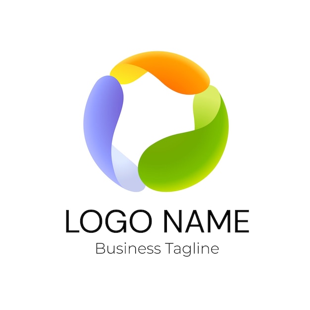 Modèle d'entreprise de conception de logo d'entreprise