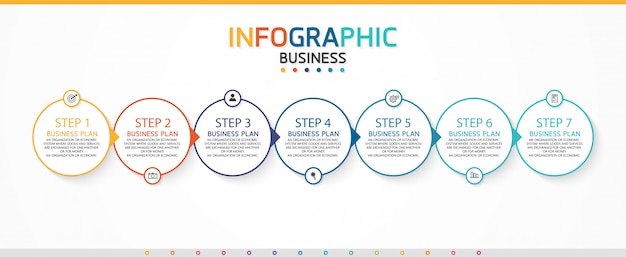 Modèle D'entreprise éducatif Infographique