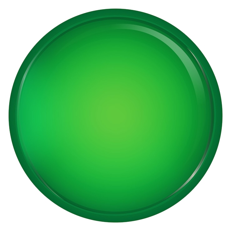 Vecteur modèle d'étiquette à épingle verte bouton métallique blanc