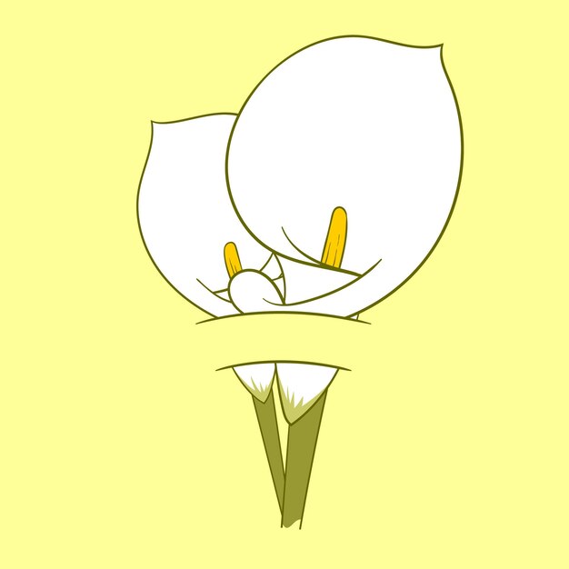 Vecteur modèle de fleur avec conception de bannière