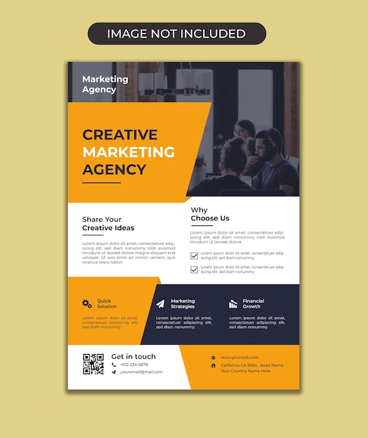 Modèle De Flyer D'agence De Marketing Numérique