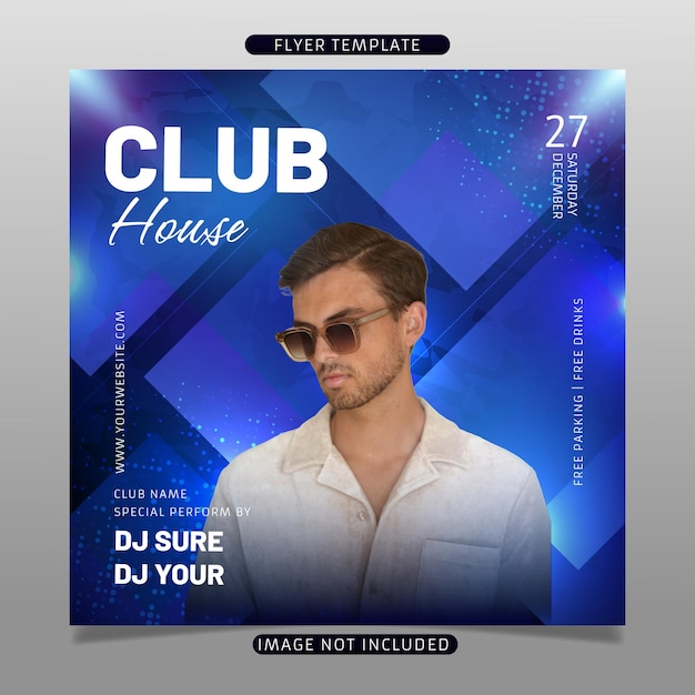 Modèle De Flyer De Club De Fête