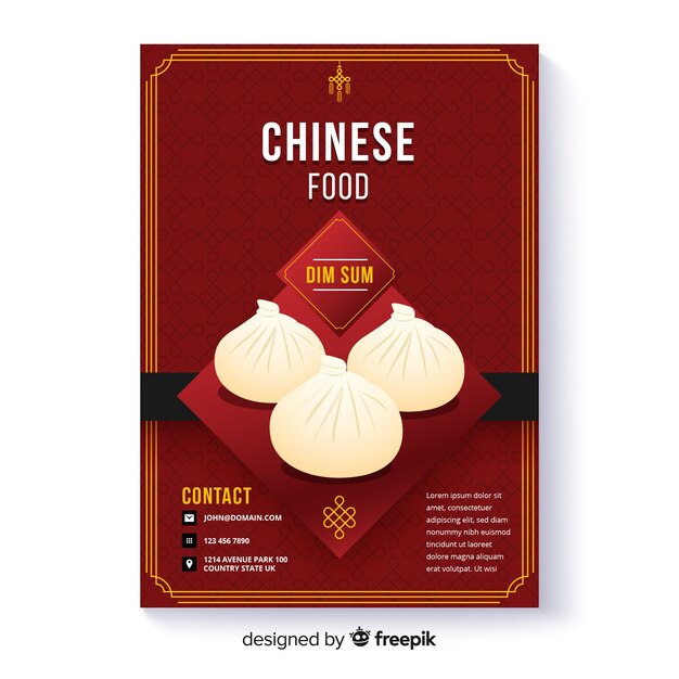 Modèle De Flyer De Cuisine Chinoise