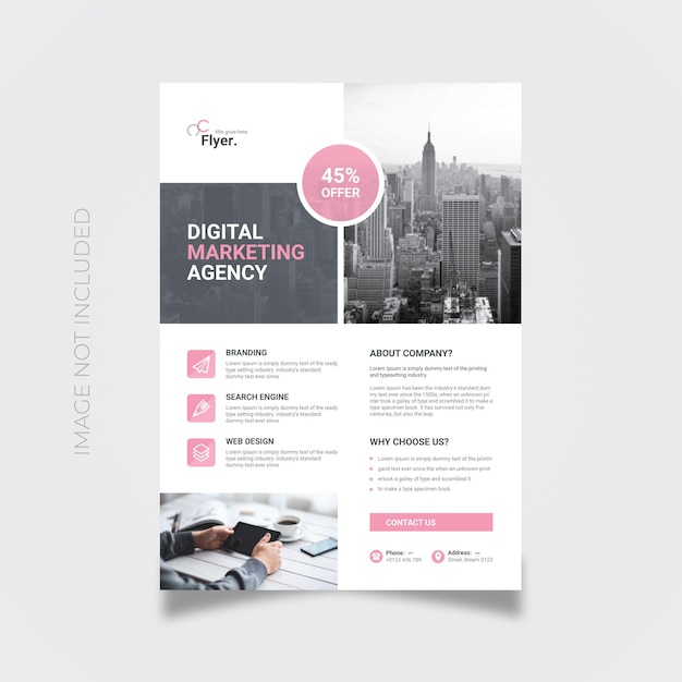 Modèle de Flyer d'entreprise