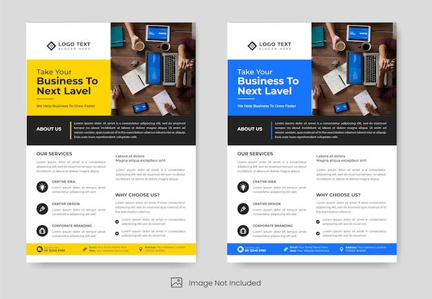 Modèle De Flyer D'entreprise