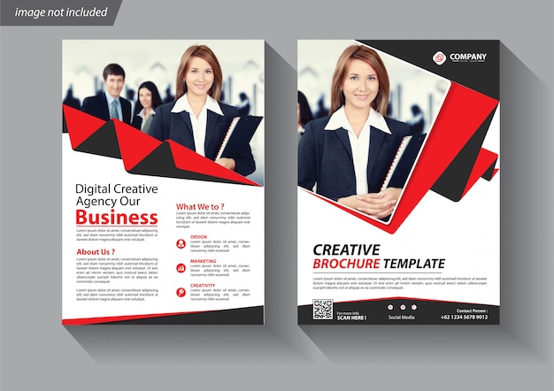 modèle de flyer pour présentation de l&#39;entreprise