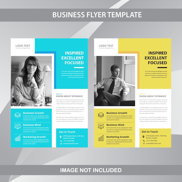 Modèle de flyer professionnel