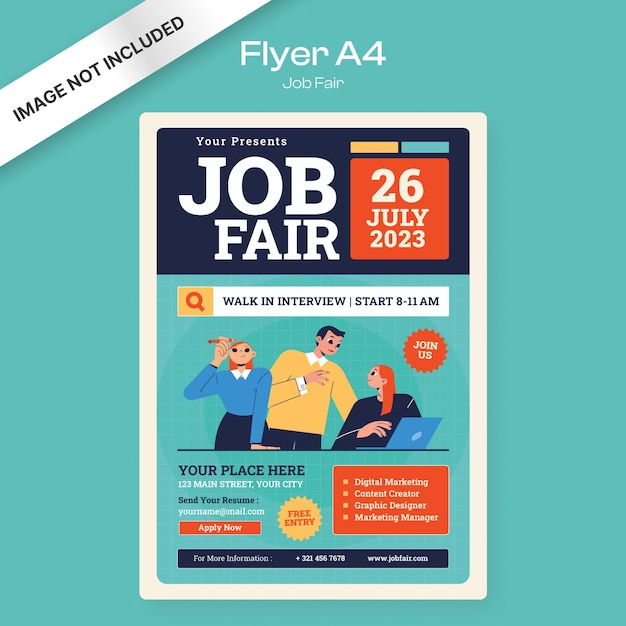 Modèle De Flyer De Salon De L'emploi