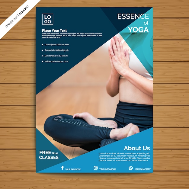 Modèle De Flyer De Yoga