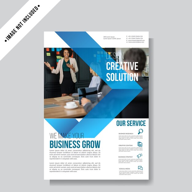 Modèle De Fond Business Flyer Layout