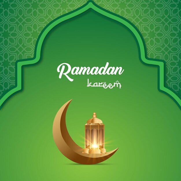 Modèle de fond de prières communautaires du festival islamique Ramadan Kareem