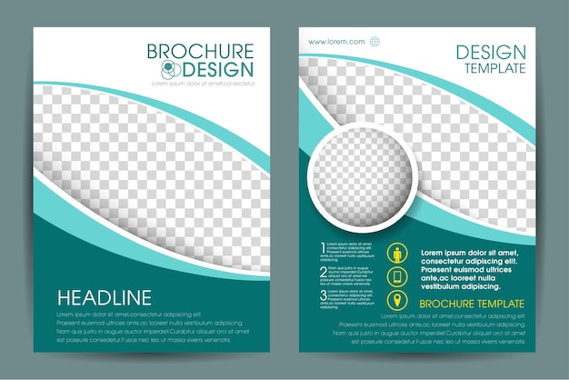 Modèle De Format A4 De Conception De Flyer De Brochure D'entreprise