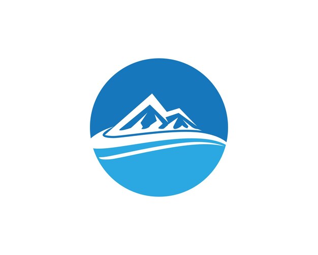 Modèle De Gestion De Logo De Montagne