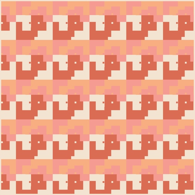 modèle de gingham à carreaux rouges de Noël sans couture
