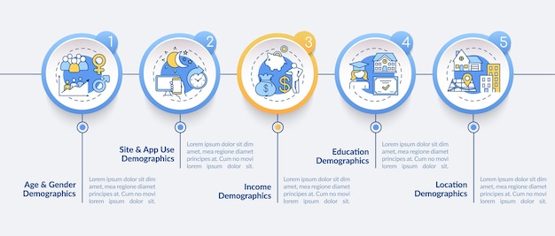 Modèle D'infographie Sur L'audience