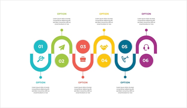 Le Modèle D'infographie Deign