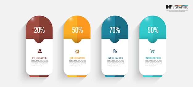 Modèle D'infographie D'entreprise Minimale