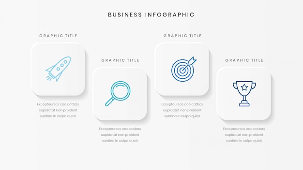 Modèle D'infographie D'entreprise Minimaliste