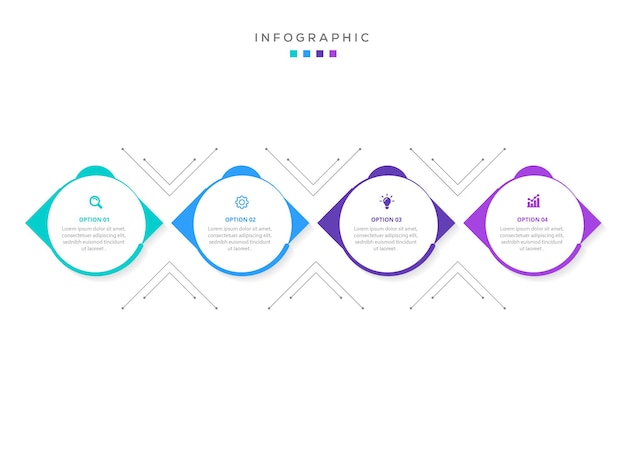 Modèle D'infographie D'entreprise Moderne