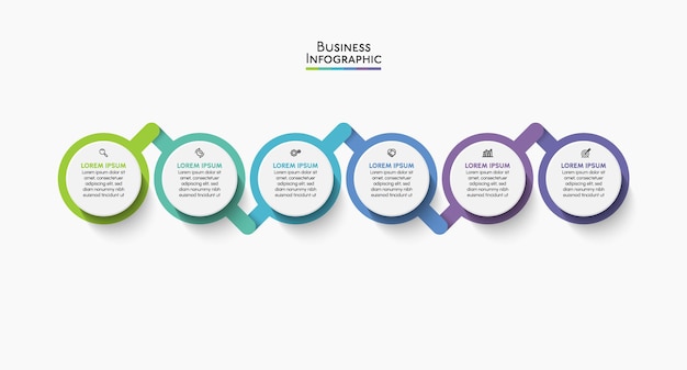 Modèle D'infographie D'entreprise