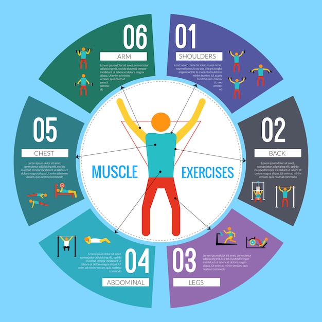 Modèle D'infographie De Formation D'entraînement