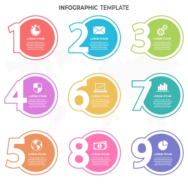 Modèle D'infographie Moderne