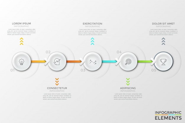 Modèle D'infographie Moderne