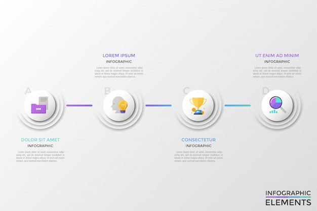 Modèle D'infographie Moderne