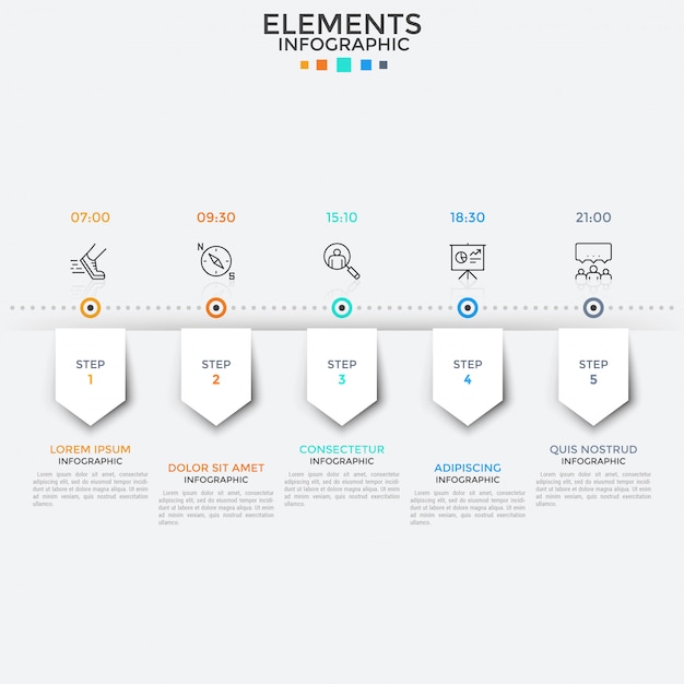 Modèle D'infographie Moderne